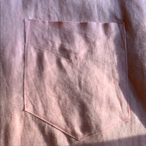 Linen Shirt Mens Size XXL Long Sleeves Breakwater - Picture 4 of 5